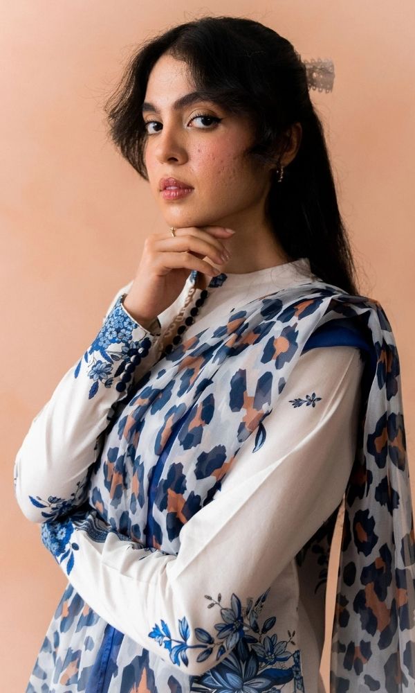 Lawn 3pc unstitched luxury digital printed collection